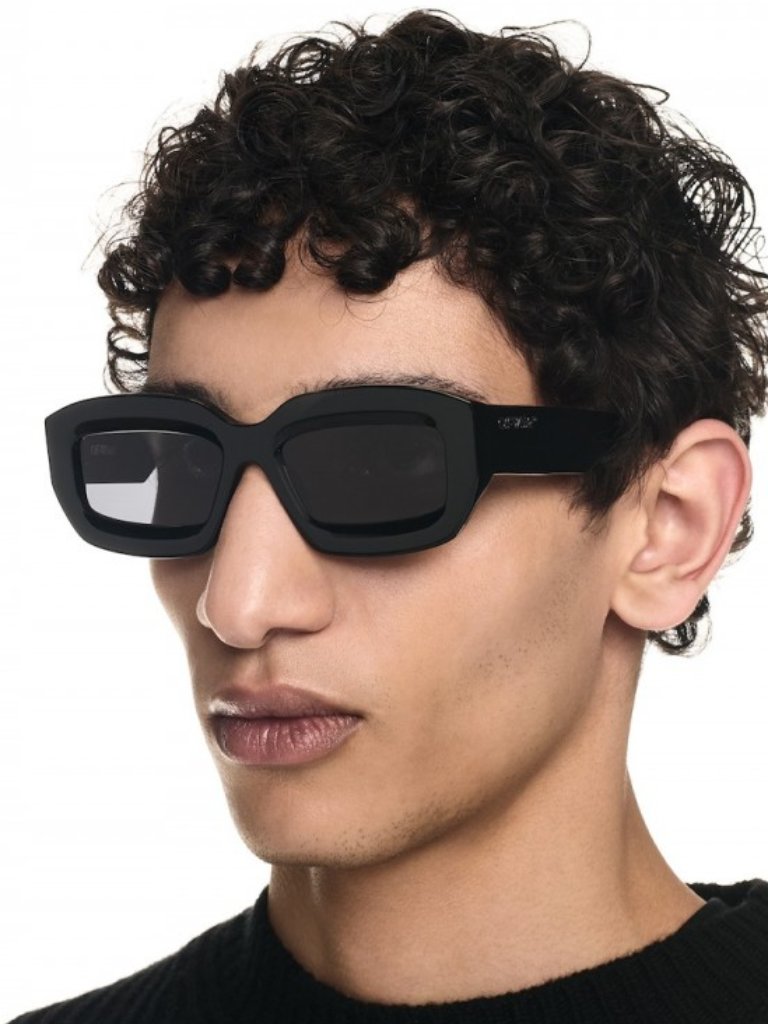 New Off-White Sunglasses Oeri138 Off-White Charlotte 1007 Black